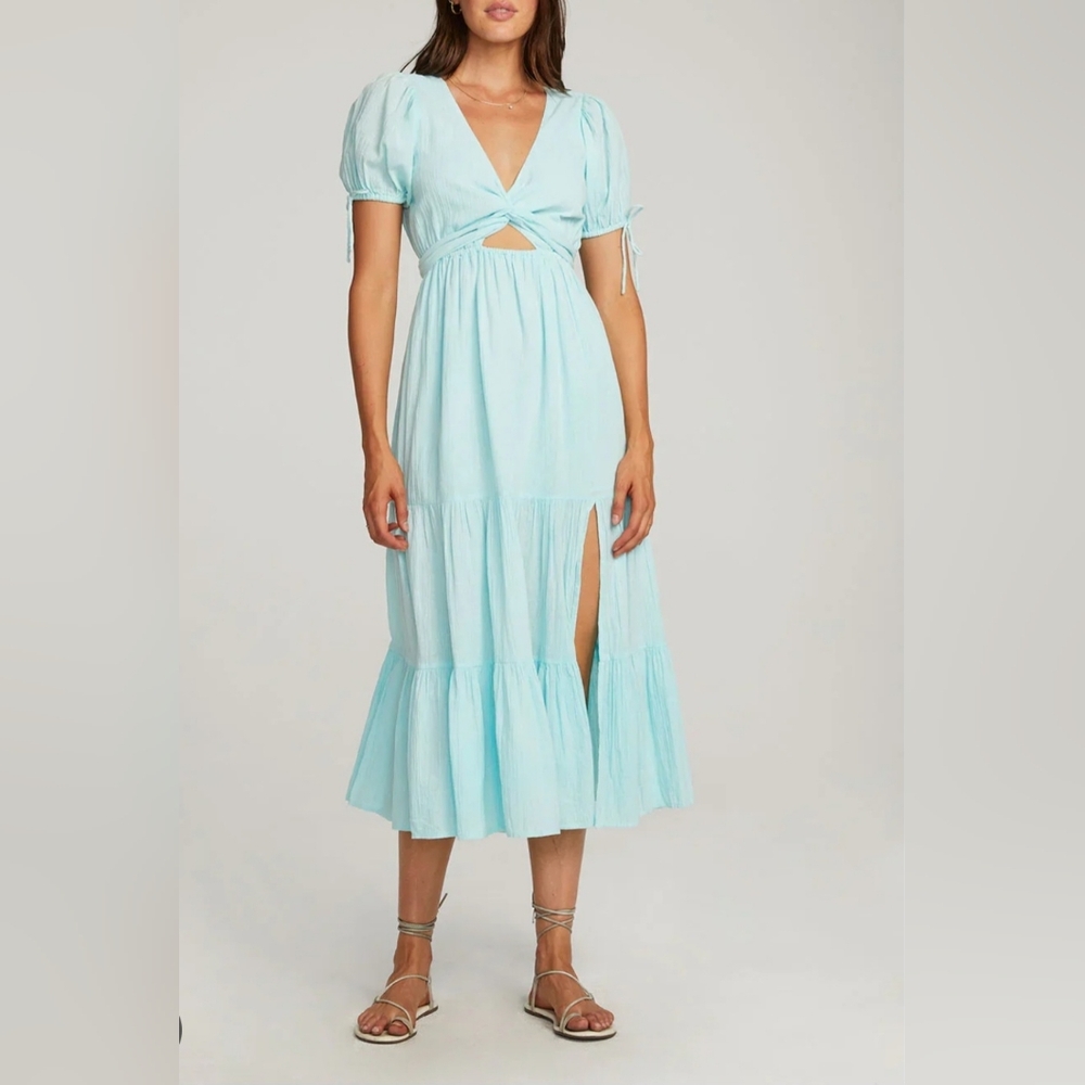 Saltwater LUXE Light Blue Maxi Dress